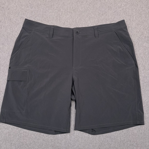 Under Armour UA Mantra Cargo Shorts Men's 42 Gray UPF 50 Golf 9.5" 1378952 - Picture 1 of 10